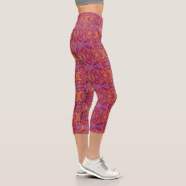 Abstrakt 11 capri leggings