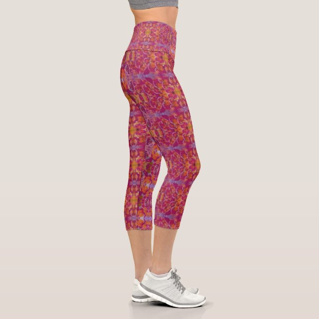 Abstrakt 11 capri leggings (Rechts)