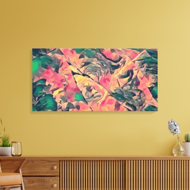 Abstrakt 14092 leinwanddruck (Insitu (Wohnzimmer))