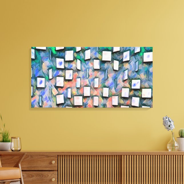 Abstrakt 14103 leinwanddruck (Insitu (Wohnzimmer))