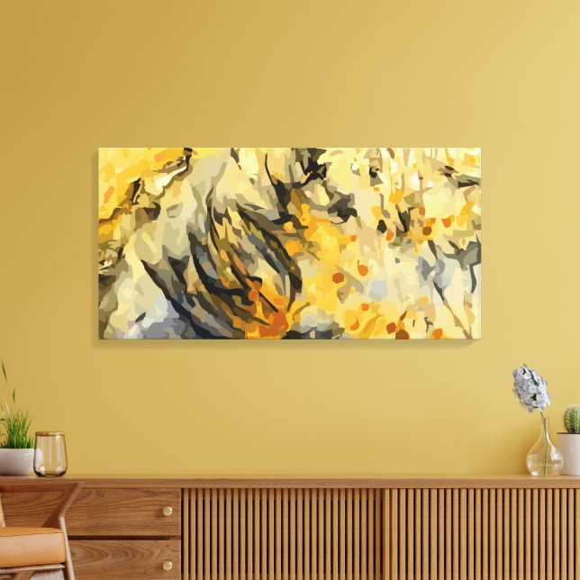 Abstrakt 14134 leinwanddruck (Insitu (Wohnzimmer))