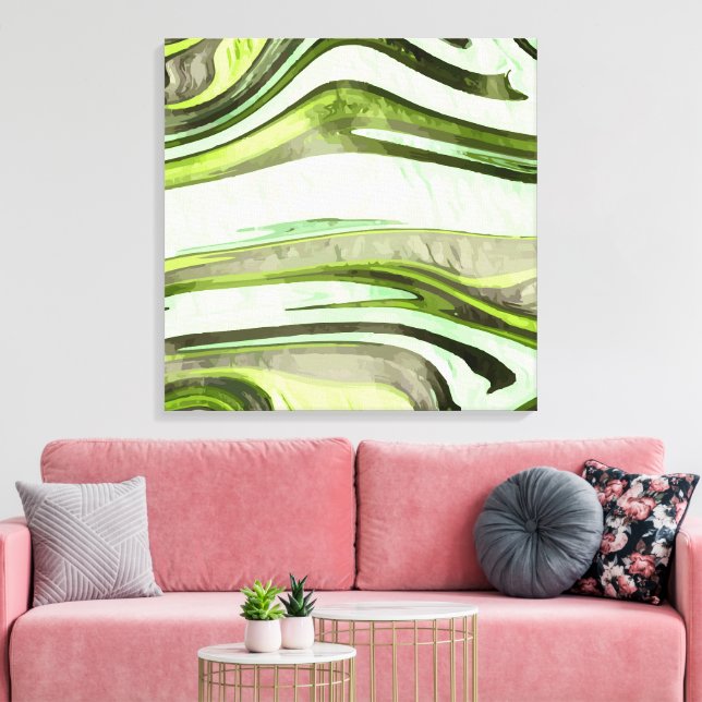 Abstrakt 14466 leinwanddruck (Insitu (Wohnzimmer))