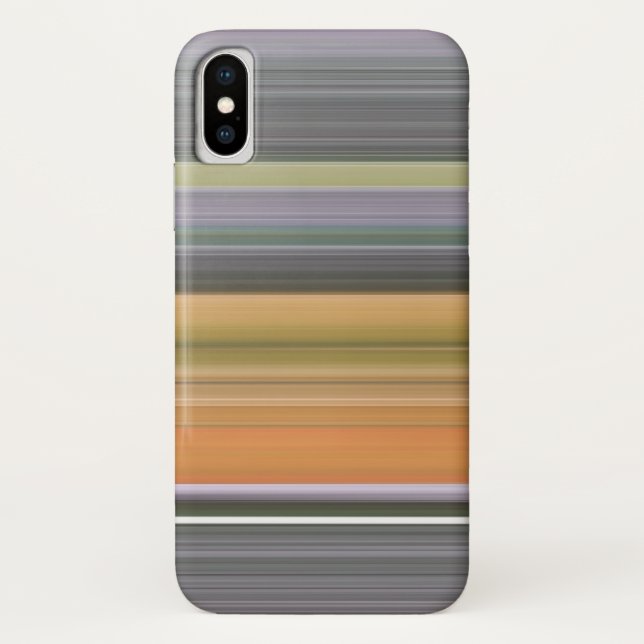 Abstrakt #1: Gelb und grau Case-Mate iPhone Hülle (Rückseite)