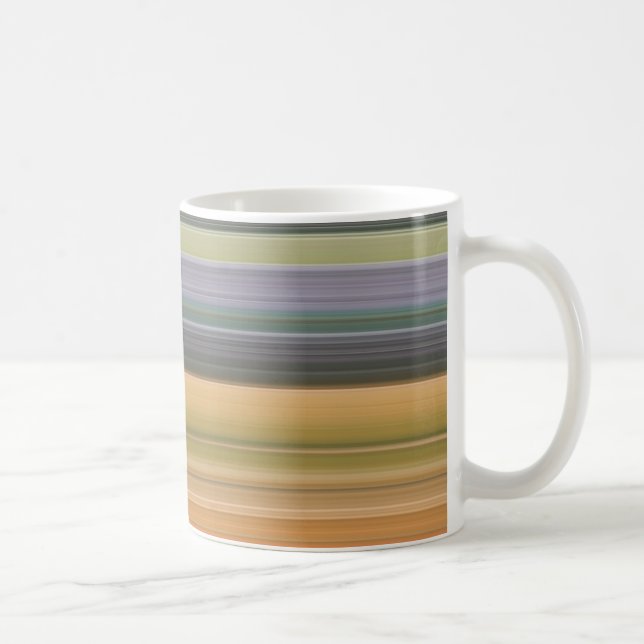 Abstrakt #1: Gelb und grau Kaffeetasse (Rechts)