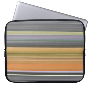 Abstrakt #1: Gelb und grau Laptopschutzhülle