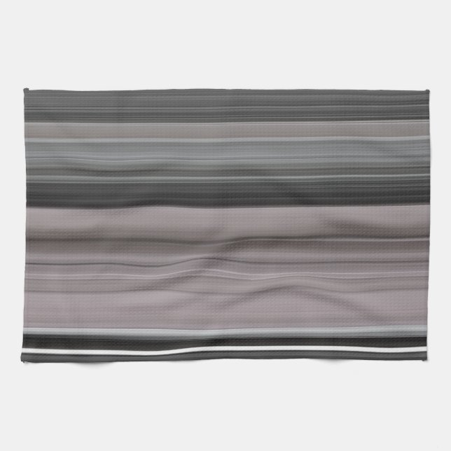 Abstrakt #1: grau geschirrtuch (Horizontal)