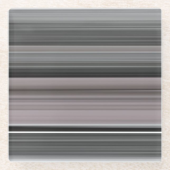 Abstrakt #1: grau glasuntersetzer (Vorderseite)