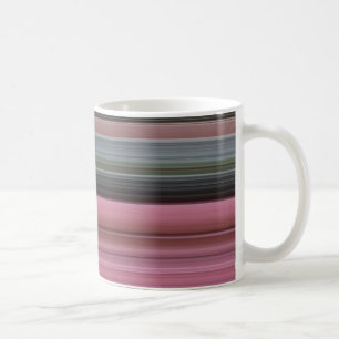 Abstrakt #1: Rosa und grau Kaffeetasse
