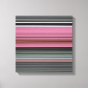 Abstrakt #1: Rosa und grau Leinwanddruck