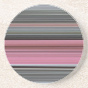 Abstrakt #1: Rosa und grau Sandstein Untersetzer
