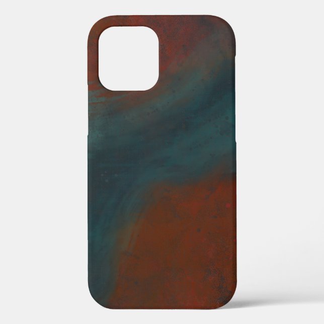 Abstrakt 1: Rot und Blues Case-Mate iPhone Hülle (Rückseite)