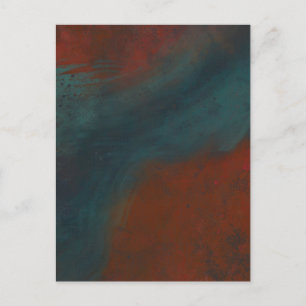 Abstrakt 1: Rot und Blues Postkarte