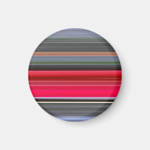 Abstrakt #1: Rot und Grau Magnet