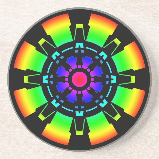 ABSTRAKT 1 UNTERSETZER (Vorne)