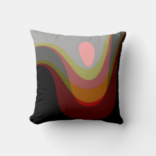 Abstrakt 20529 - farbenfroher Retro-Stil Kissen