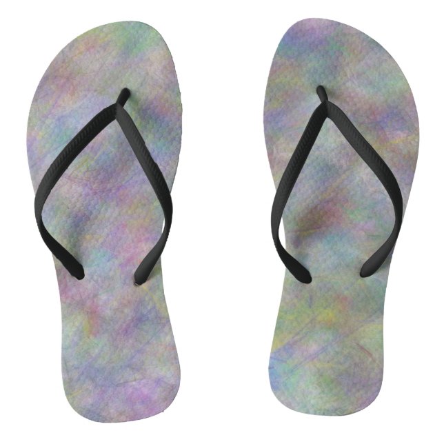 Abstrakt 21 von Kristalin Davis Flip Flops (Fußbett)