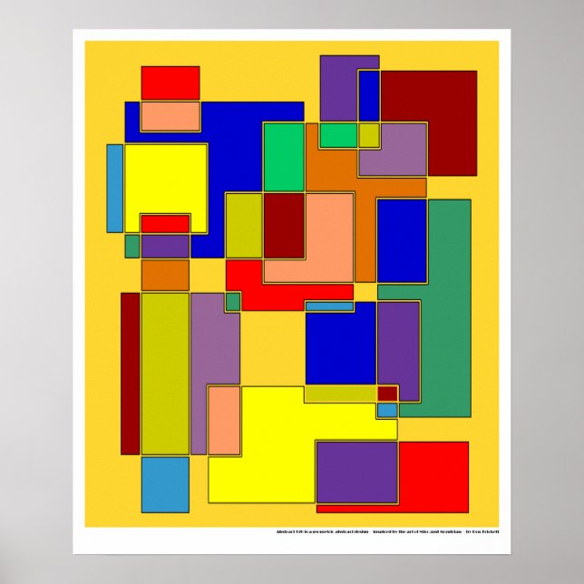 Abstrakt #26 poster (Vorne)