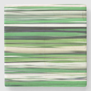 Abstrakt 2: Grüne Unschärfe Steinuntersetzer