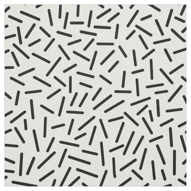 Abstrakt 300117 - Schwarz auf Weiß Stoff (Muster)