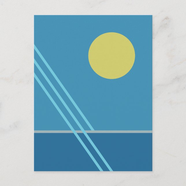 Abstrakt 3 Postkarte (Vorderseite)