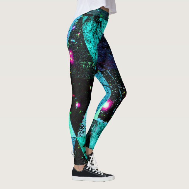 Abstrakt #509 leggings (Rechts)