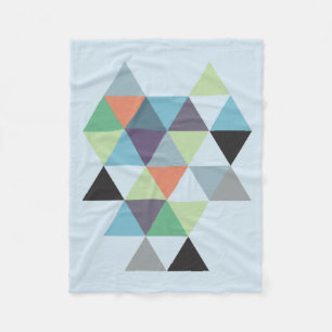 Abstrakt #587 fleecedecke