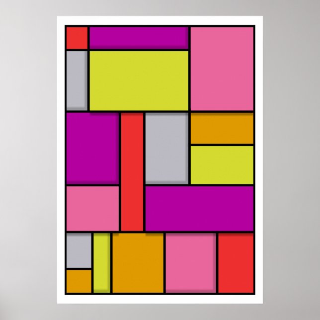 Abstrakt #60 poster (Vorne)