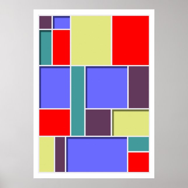 Abstrakt #65 poster (Vorne)