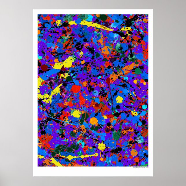 Abstrakt #746 Carnivale Poster (Vorne)