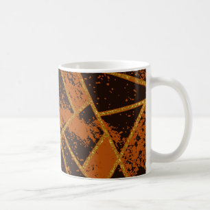 Abstrakt #944 Brown Kaffeetasse