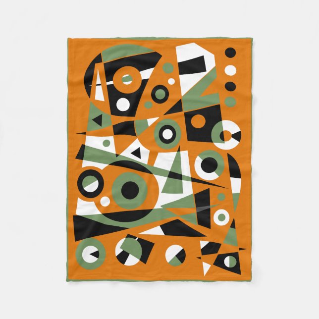 Abstrakt #977 fleecedecke (Vorderseite)