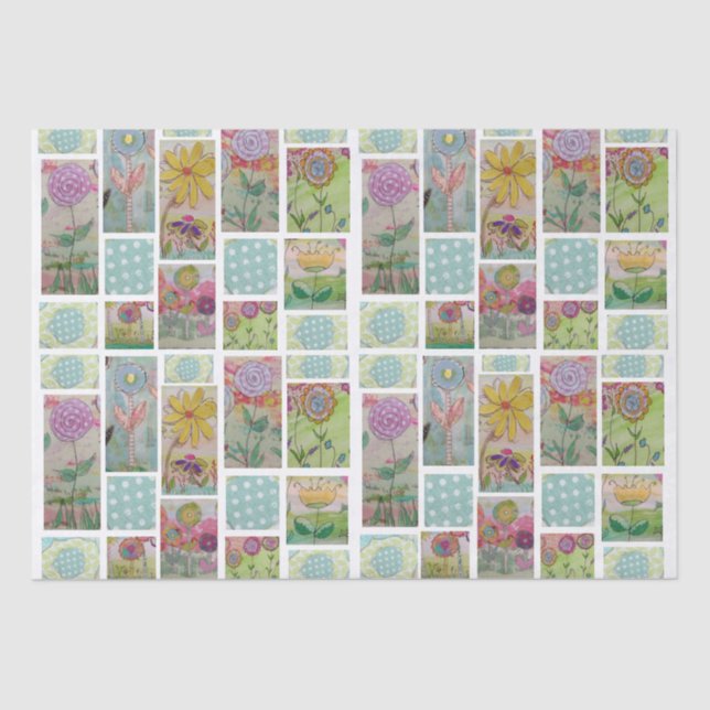 Abstrakt-9Tissue-Papier Seidenpapier (Vorderseite)