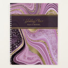Abstrakt Agate Wedding Mauve ID827 Planer