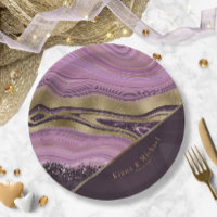 Abstrakt Agate Wedding V2 Mauve ID827