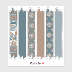 Abstrakt Akzent Dot Mandala Muster Waschband Aufkleber