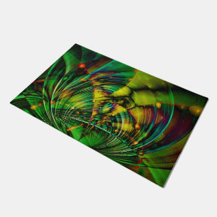 Abstrakt Apophysis Fraktal II + Ihre Ideen Fußmatte