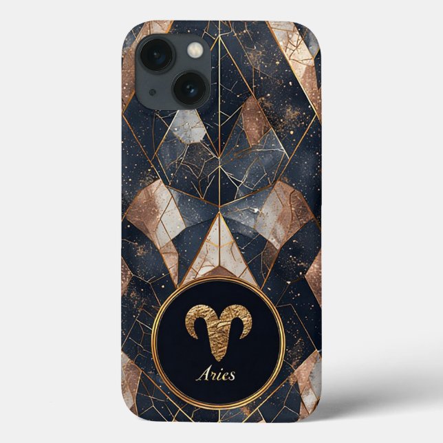 Abstrakt Aries Zodiac Illustration Moderne Case-Mate iPhone Hülle (Rückseite)