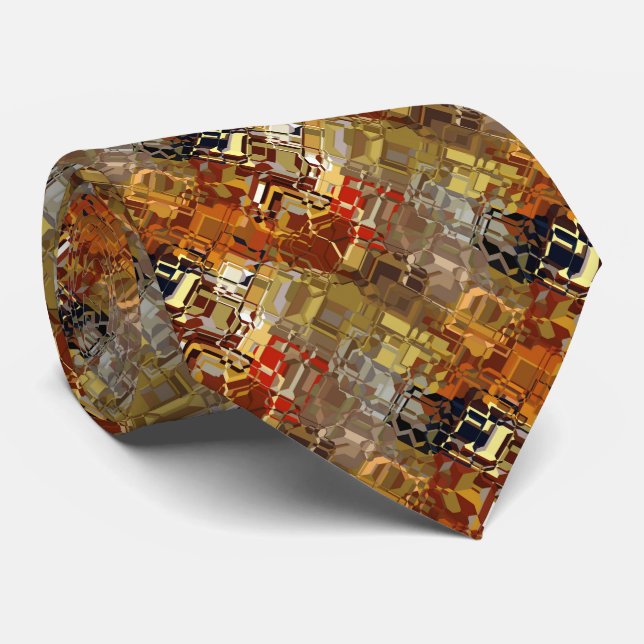 Abstrakt Art. 145 Krawatte (Gerollt)