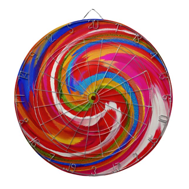 Abstrakt Art #15 Dartscheibe (vorne)