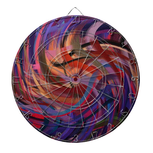 Abstrakt Art #19 Dartscheibe (vorne)