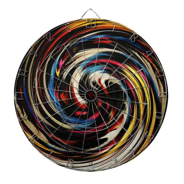 Abstrakt Art #24 Dartscheibe (vorne)