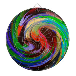 Abstrakt Art #26 Dartscheibe