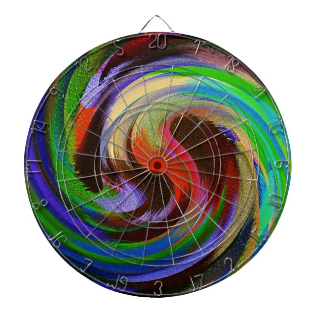 Abstrakt Art #26 Dartscheibe (vorne)