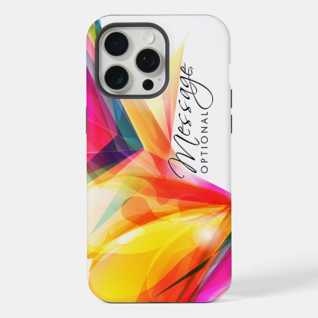 Abstrakt Art. 7 Apple iPhone 15 Pro Max Hülle (Rückseite)