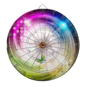 Abstrakt Art 9A Dart Board Dartscheibe