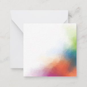 Abstrakt Art Blank Template trendy farbenfroh Mitteilungskarte