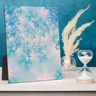 Abstrakt Art Blue Mediation Fotoplatte