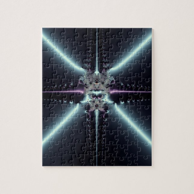 Abstrakt Art Blue Star (Vertikal)