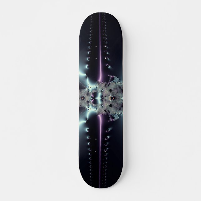 Abstrakt Art Blue Star Skateboard (Vorne)