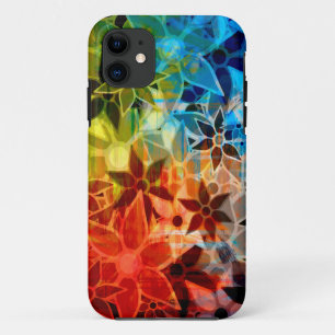 Abstrakt Art Blume Muster #5 iPhone 11 Hülle